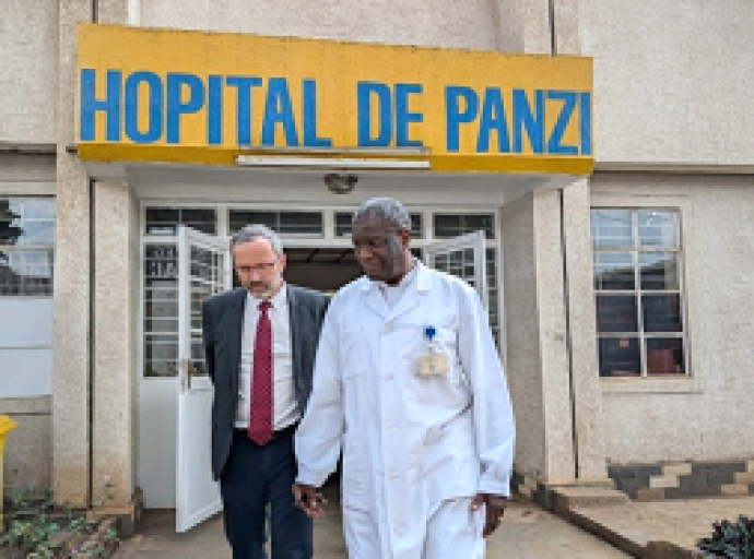 Tous pour la paix en RDC, Sud-Kivu : l’Ambassadeur Rémi Maréchaux chez Denis Mukwege !